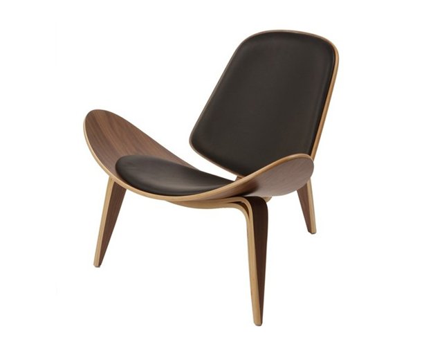 shell chair by hans j wegner