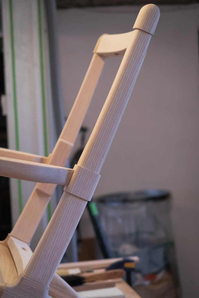 mid century ch25 lounge chair inspired by hans wegner