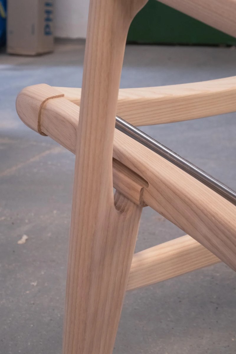 mid century ch25 lounge chair inspired by hans wegner