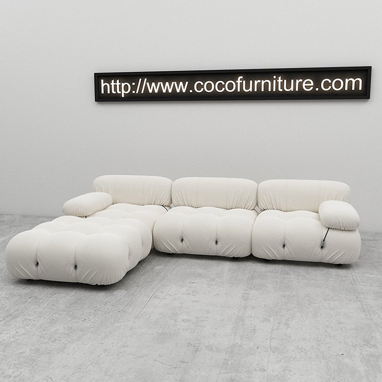 mario bellini camaleonda sofa / 3 seats & big ottoman