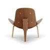 shell chair by hans j wegner