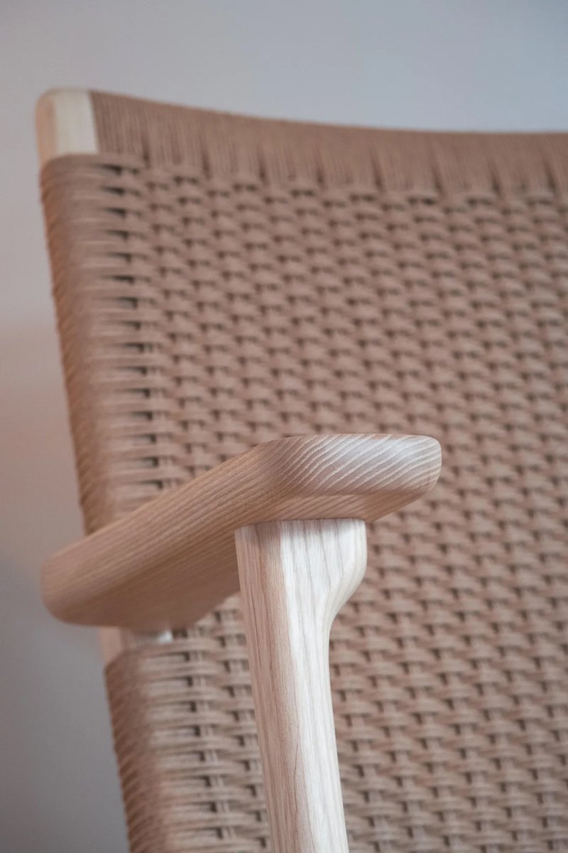 mid century ch25 lounge chair inspired by hans wegner